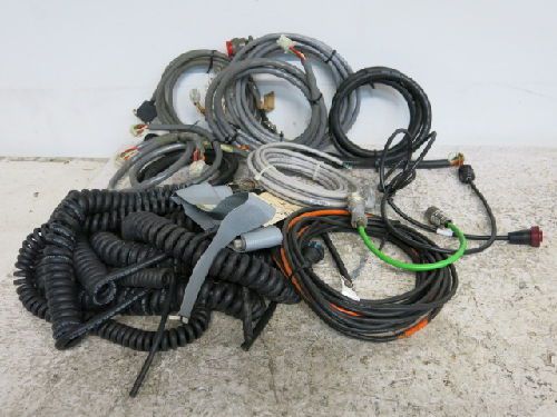 18 piece servo cables &amp; wiring lot, siemens, sti, allen-bradley 1492 for sale