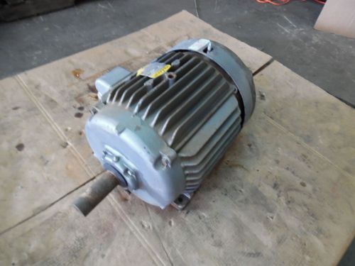 BALDOR 15 HP INDUSTRIAL M2333T MOTOR, RPM 1760, FR 254T, V 230/460, USED