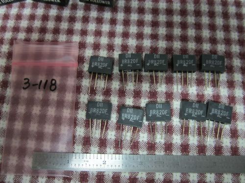 LOT 10 EA DII BR82DF SILICON BRIDGE RECTIFIER AS IS NOS BIN#3