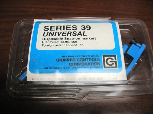 Graphic Controls Chart Pens 82-39-0203-06(BLUE -6 pens)