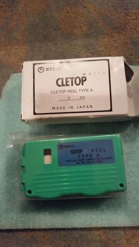 New - ntt at cletop reel type - a, optical fiber connector cleaner  new sealed for sale