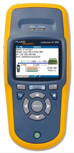 NEW Fluke Neworks LRAT-1000 LinkRunner AT Copper Ethernet Network Tester