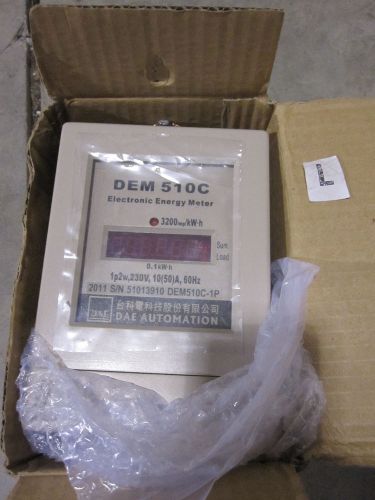 DEM 510C DAE DEM510C 1 PHASE ELECTRONIC ENERGY METER 2W 230V 10(50)A 60Hz