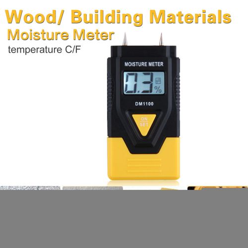 MINI 3 In 1 LCD Display Backlight Wood/Building Material Digital Moisture Meter