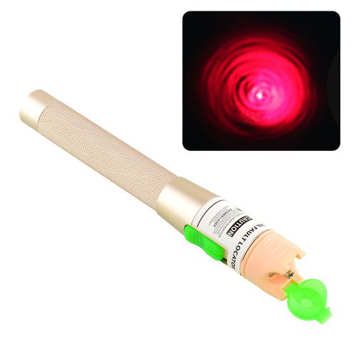 New 10mW Red-Light Fiber Optic Laser Checker Tester Test Equipment Silver