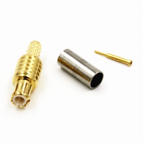 10pcs MCX male plug crimp RG174 RG179 RG316 LMR100 RF connectors