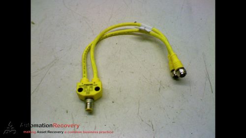 TURCK VB2-FSM 4.4/2RKC 4T-0.32/0.32/S1587 4 POLE SPLITTER MICRO, NEW*