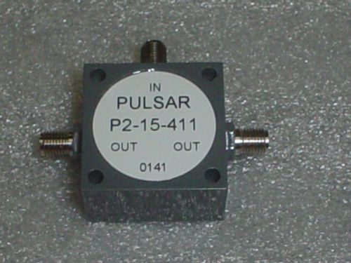 Pulsar p2-15-411 2-way rf power divider 5-2000 mhz 1 watt sma brand new for sale