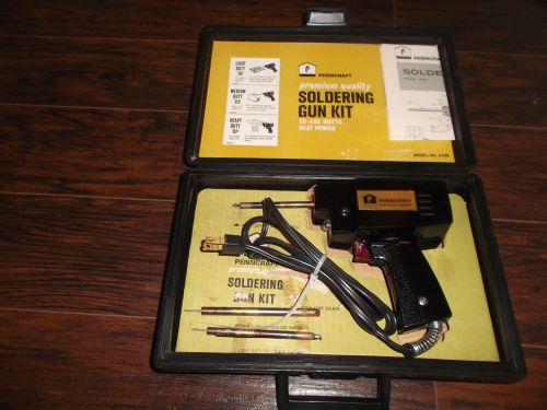 Penncraft Premium Quality Soldering Gun Kit 6328 With Storage Case!