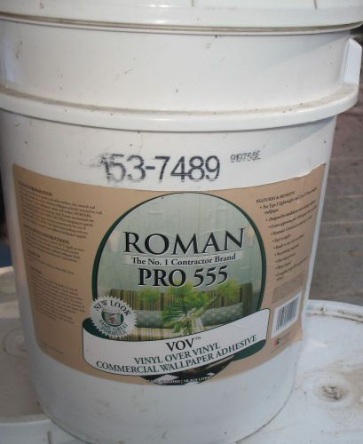 Roman Pro-555 5 Gal. Vinyl Over Vinyl Adhesive