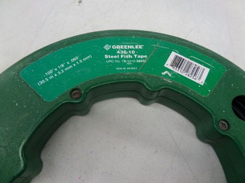 GREENLEE 438-10 STEEL FISH TAPE