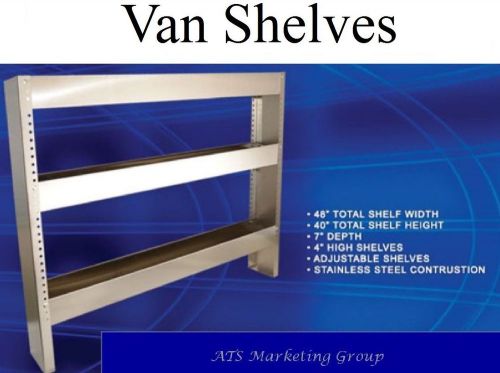 Carpet Cleaning Truck-Mount Stainless Van Shelve