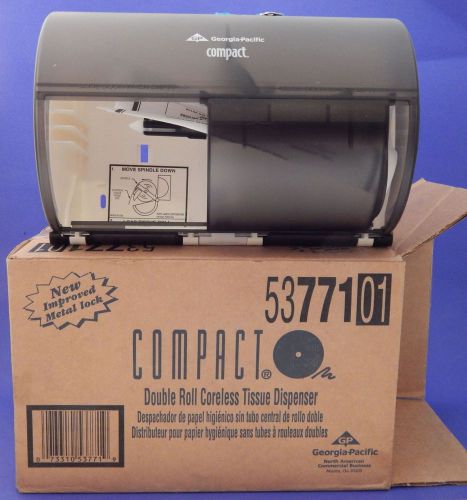 Georgia Pacific Compact Double Roll Coreless TP Dispenser - Lot of 3 NIB