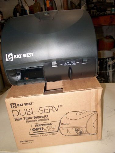 BAY WEST Silhouette Dubl-Serv Two Roll Toilet Tissue Dispenser MODEL 80200