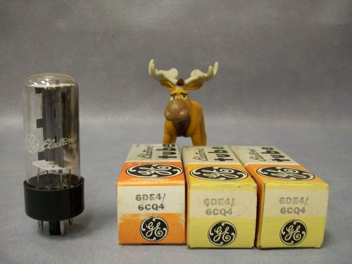 GE 6DE4 / 6CQ4 Vacuum Tubes  Lot of 3