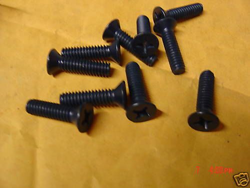 1/4-20 x 1 1/4&#034; xylan coated stainless flat head screws for sale