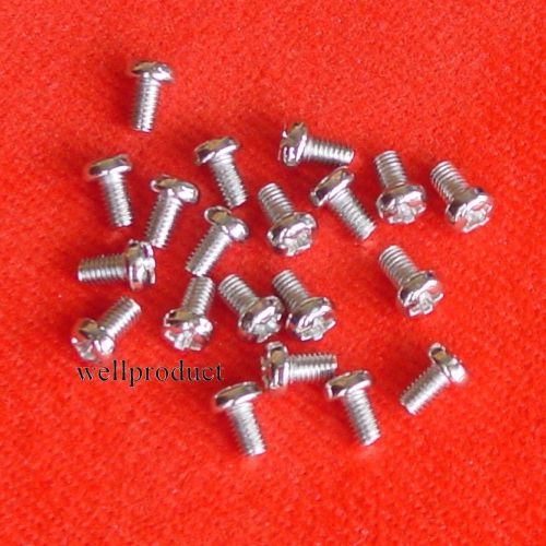 &gt;M 50pcs M3 PM3 x 5mm Metric Machine Thread Philips Cross Head Screw e