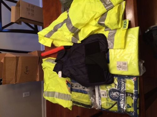 High Vizability Rain Jackets, Wicking Shirt, Dorcy Light, Police Hi Viz Vests