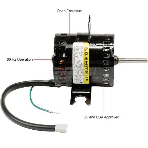 Century 580  3.3&#034; Shaded Pole Draft Inducer Motor - 3300 RPM 115 Volts Furnace