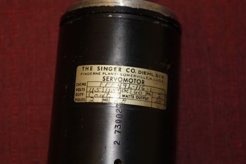 The Singer Co FPE49L-116-1 Servo Motor 115V Used