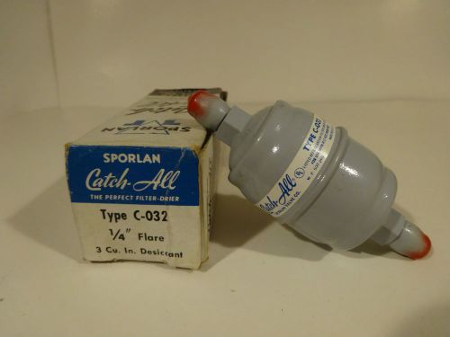 Sporlan Catch All filter drier C-032 1/4&#034; Flare refrigeration new