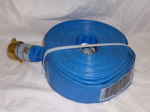 Eagleflo Eagle PVC Discharge Hose Assembly Blue, 1.5&#034; Male X Female Water Shank