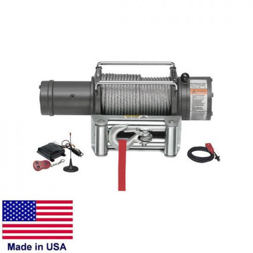 WINCH - Commercial - 12 Volt DC - 5.5 Hp - 12,000 Lb Cap - 125 Ft of 3/8&#034; Cable