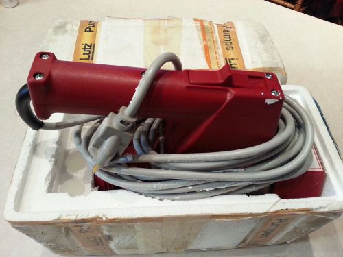 NEW LUTZ B28 NON EXPLOSION PROOF DRUM PORTABLE PUMP MOTOR NIB 110V