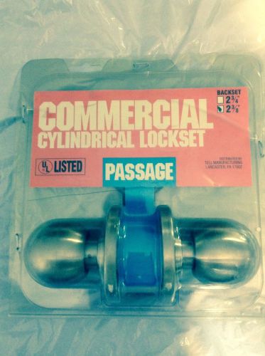 Commercial cylindracal lockset passage ul listed (new) for sale