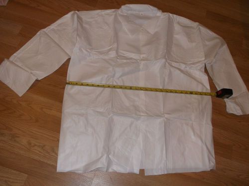 1 CS/50~PRO-SAFE DISPOSABLE LONG SLEEVE/BUTTON FRONT SHIRT KM-ST-KG-LS-3X NEW