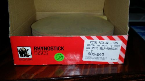 *** BOGO Free *** Indasa Rhynostick Royal Red Line Disc 240 Grit