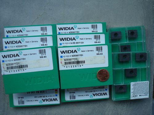 **SPECIAL**  50pcs NEW WIDIA 9ZE5577D1,GRADE W6-63 CARBIDE INSERTS