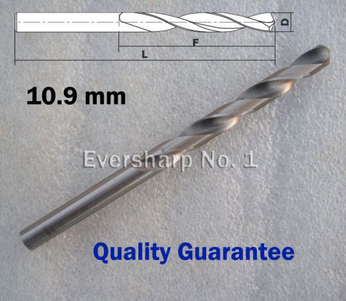 Quality Guarantee 1pcs Straight Shank HSS Twist Drill Bits Dia 10.9 mm(.4291&#034;)