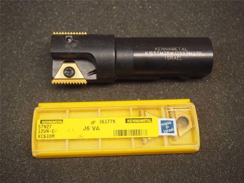 Kennametal 1280598 K165TM2RW125STN27D KMT THREAD MILL with Extra Inserts