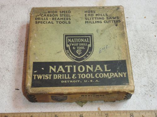 NIB NATIONAL 4&#034; x 1/2&#034; x 1 1/4&#034;  STRAIGHT TOOTH Side Milling Cutter HSS