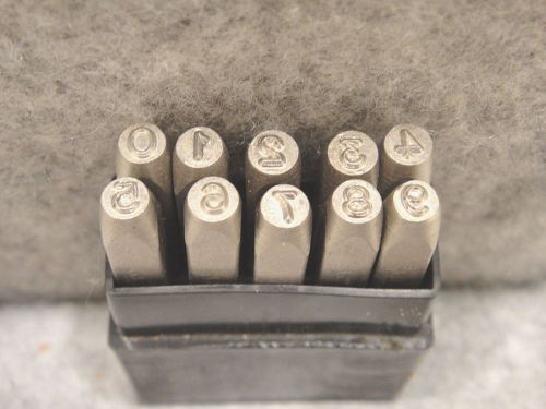 Eclipse 3mm Marking Punches; 10 pieces; In Original Box