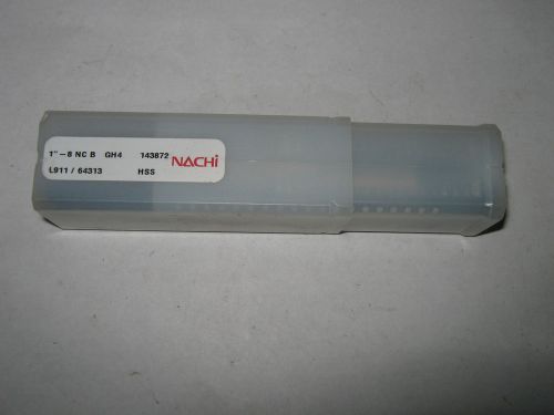 1 pc Nachi 64313 HSS Hand Tap, 1&#034;-8NC B  GH4, New