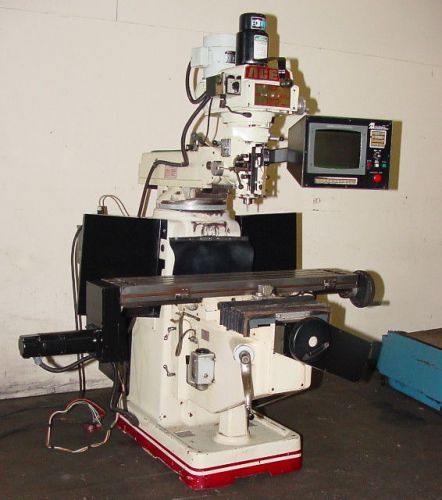 1994 acer ultima 3vkh 2 axis cnc vertical mill w/milltronics control, kurt pdb for sale