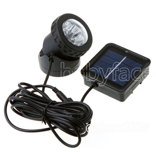 Solar Powered 6LED for Garden YARD Pool Waterproof Spot Light Lamp GJ076##