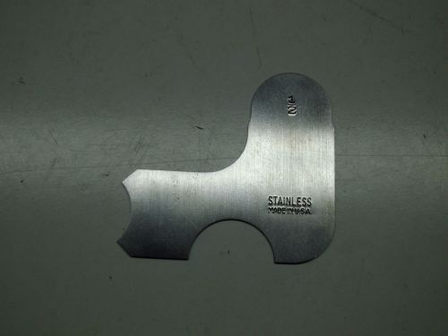 RADIUS GAGES 1/2&#034; STAINLESS #7567