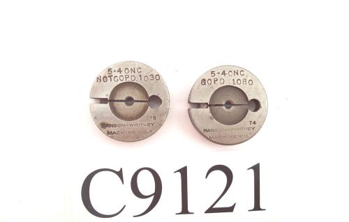 5 - 40 NC THREAD RING GAGE GO PD .1080 NO GO PD .1030 LOT C9121