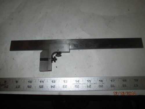 MACHINIST TOOLS LATHE Starrett 289 B Combination Clamp &amp; Brown &amp; Sharpe Ruler