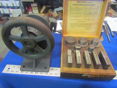 Champlain Beading &amp; Ferrule Attaching Machine w/ Accessories B0270