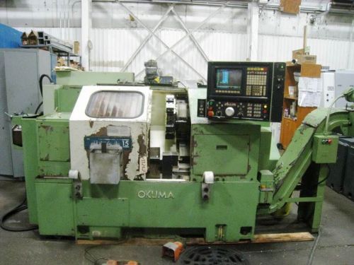 Okuma lb-15 2 axis cnc turning center lathe for sale