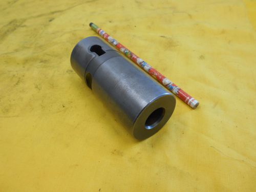 2 morse taper id x 1 11/16 od tool holder bushing drill press q/c sockett sj usa for sale