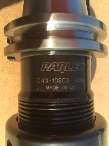 Parlec cat 40 tg100 collet chuck c40-10sc3 with haas style pull for sale