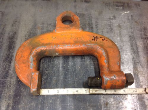 Williams no. 6&#034;  vulcan crane bridge c-clamp w/lifting ring  free shipping lot#2 for sale