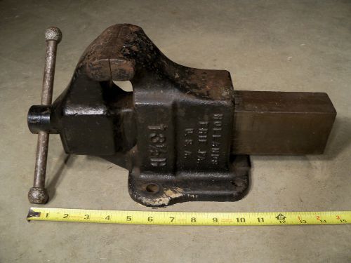 Vtintage Hollands Vise 34 lb Blacksmith Machinist Welder Heavy Duty Bench Vise