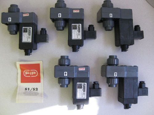 FIP 1/2&#034; PVC SOLENOID VALVE H2 A10 E02 24V EPDM GASKETS - NEW !!!!