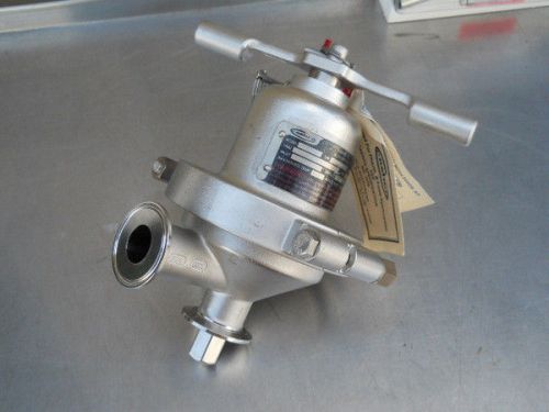 Cashco stainless steel sanitary pressure reducing regulator steam tri clover for sale